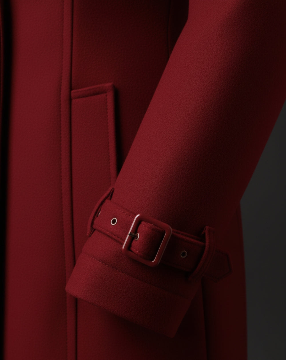 FIRENZE - Manteau Laine Cintrée Double Boutonnage - MAZZARO