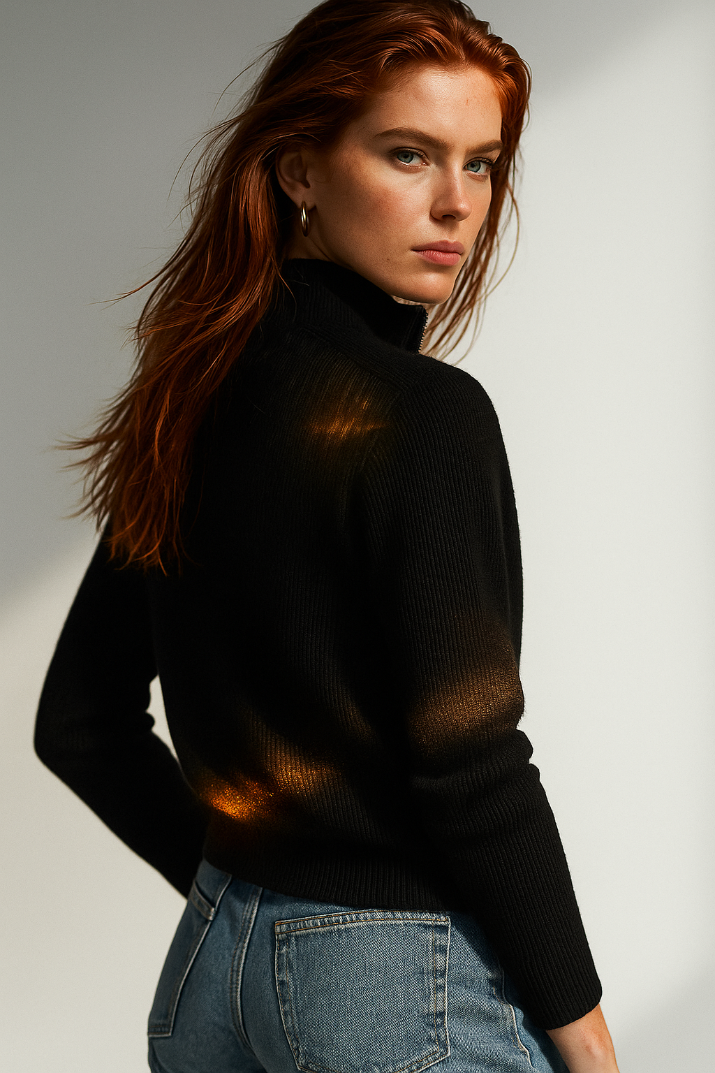 Giulia Ferrandi – Cardigan Zippé en Laine Mérinos - MAZZARO