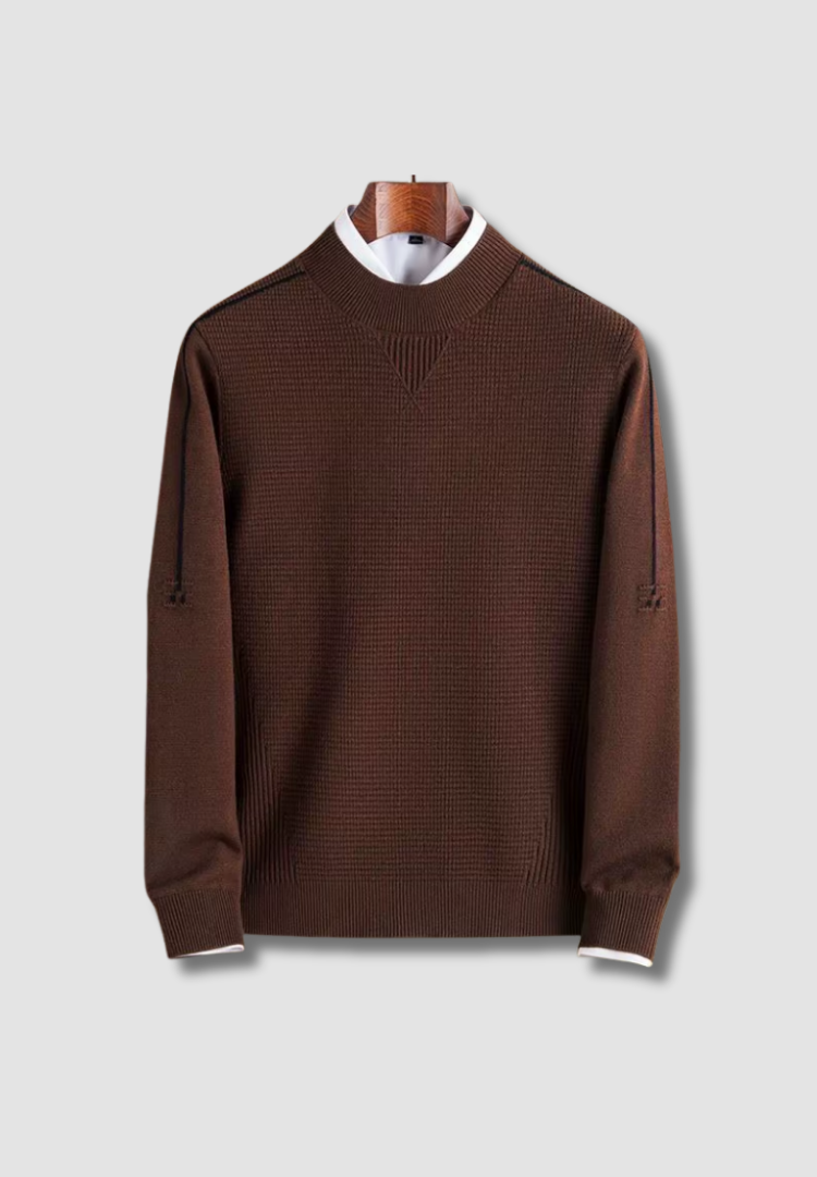 Pull André Valcourt-Pull en Laine Mérinos Premium - MAZZARO