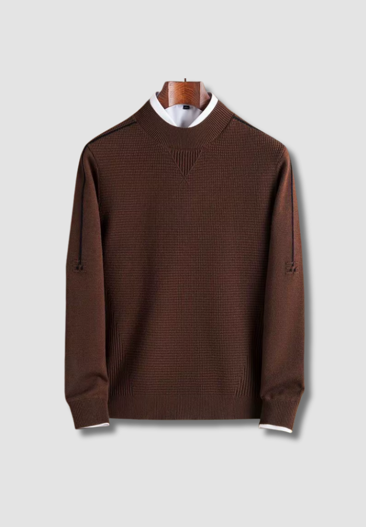 Pull André Valcourt-Pull en Laine Mérinos Premium - MAZZARO