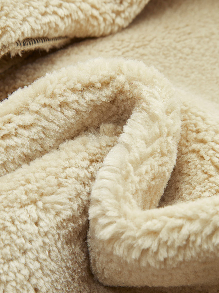 Isabella Conti – Veste Aviateur en Cuir avec Doublure en Shearling - MAZZARO