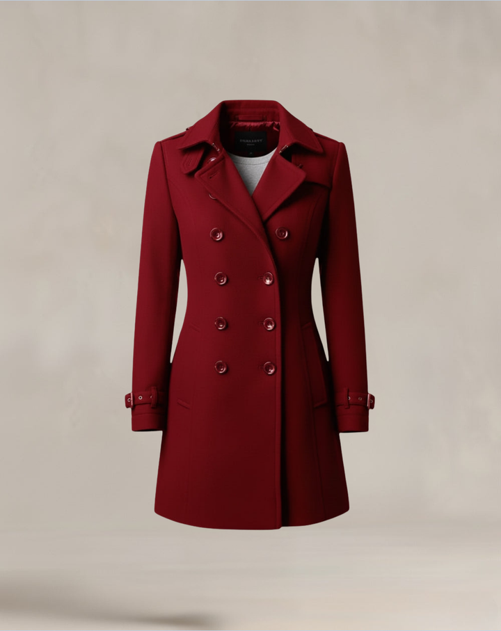 FIRENZE - Manteau Laine Cintrée Double Boutonnage - MAZZARO