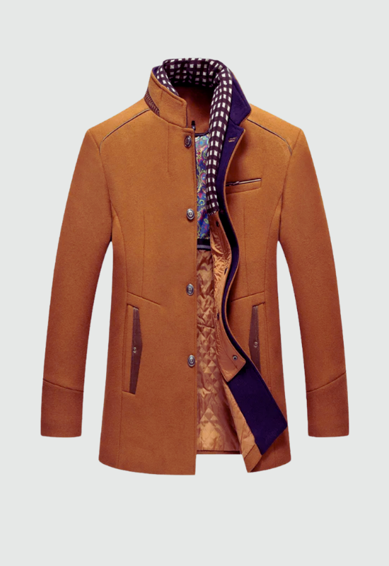 ARMAND - Manteau Laine Mérinos Premium - MAZZARO