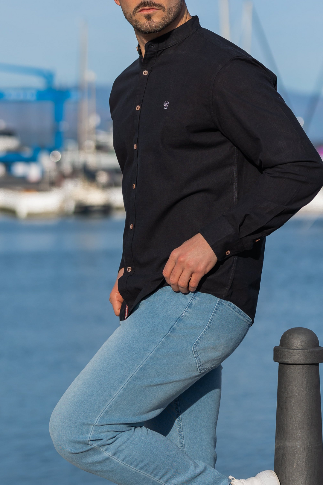 Virtuoso – Chemise classique en lin - MAZZARO