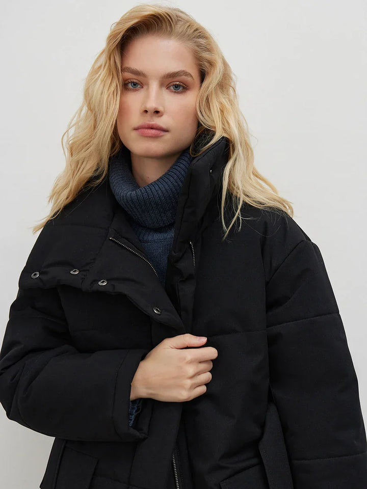 Élodie – Parka d’hiver ceinturée - MAZZARO