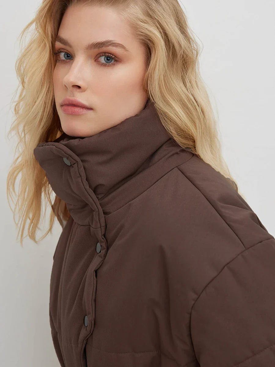 Élodie – Parka d’hiver ceinturée - MAZZARO