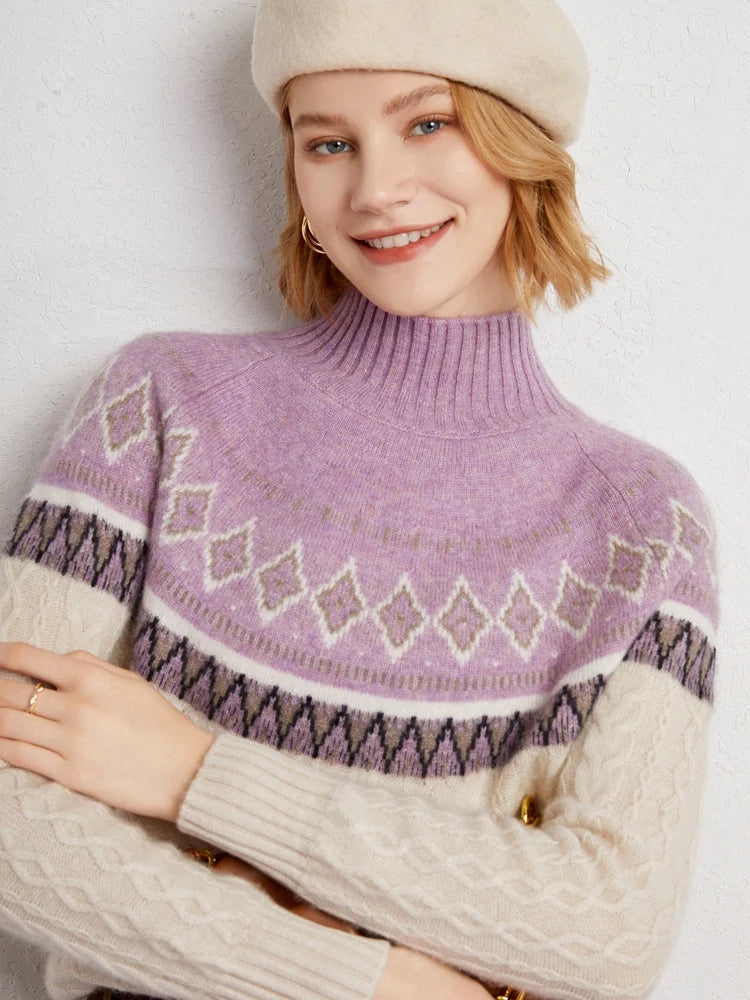 Maglione Northshore Jacquard Nordico - MAZZARO