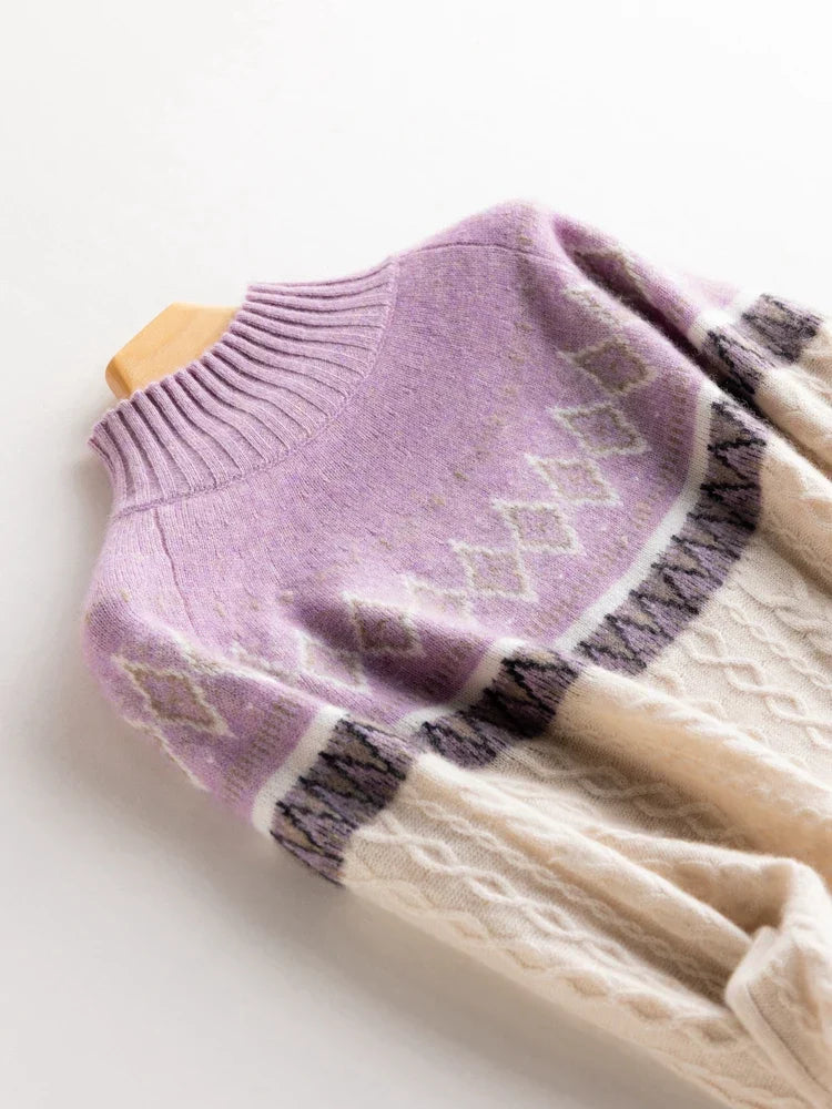 Maglione Northshore Jacquard Nordico - MAZZARO