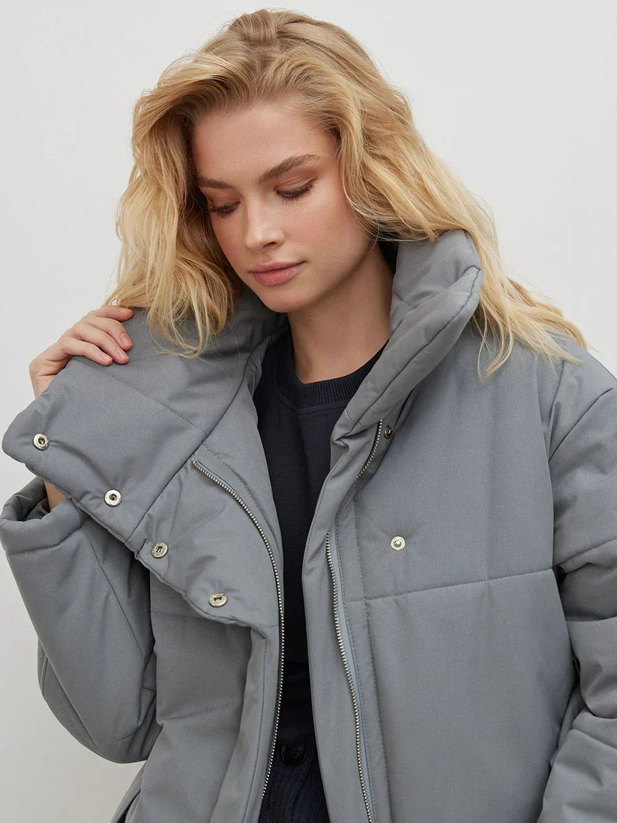 Élodie – Parka d’hiver ceinturée - MAZZARO