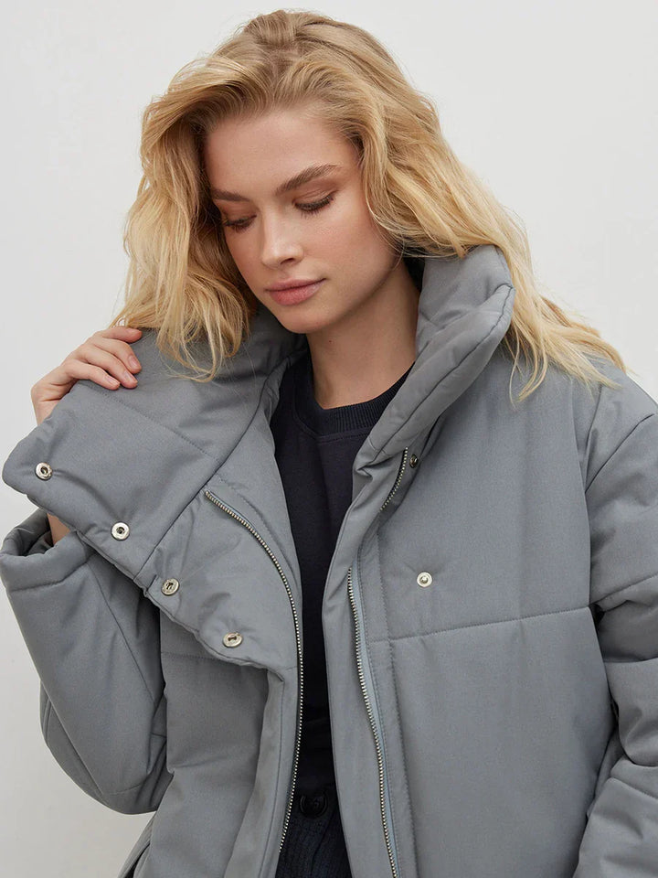 Élodie – Parka d’hiver ceinturée - MAZZARO